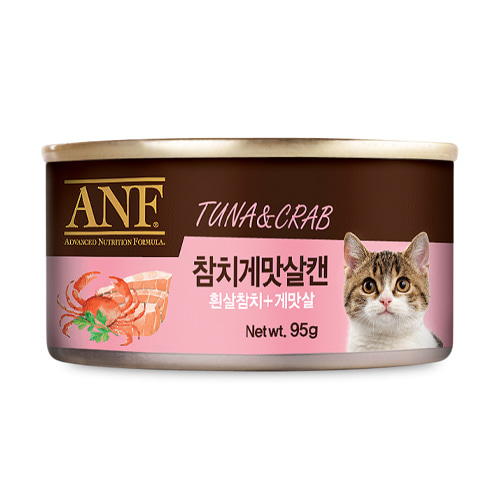 ANF 캣푸드 고양이캔 참치게맛살 95g 