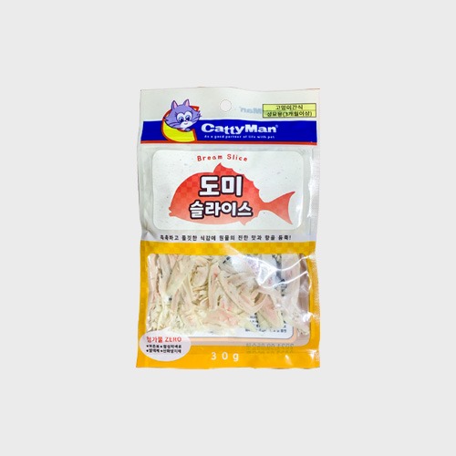 캐티맨 도미 맛살 슬라이스 30g 