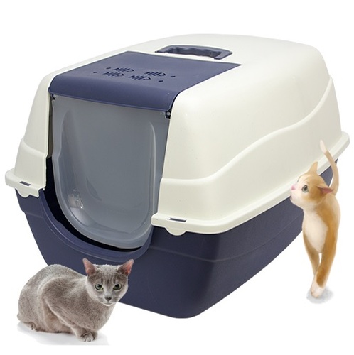 엠펫 CAT-L16 초대형 고양이 화장실 블루