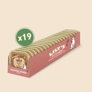 릴리스키친 캣 사각 주식캔 파테 포울트리 파이 (칠면조&amp;오리) 85g × 19개 