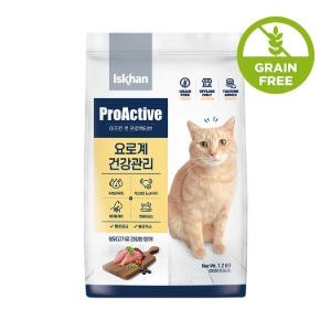 이즈칸 캣 고양이사료 프로액티브 요로계 건강관리 1.2kg 