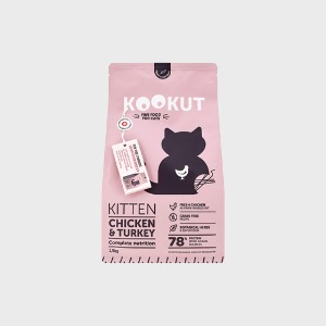 [유통기한 2023.08.02.] 쿠쿳 캣 고양이사료 그레인프리 키튼 치킨&amp;터키 5kg 