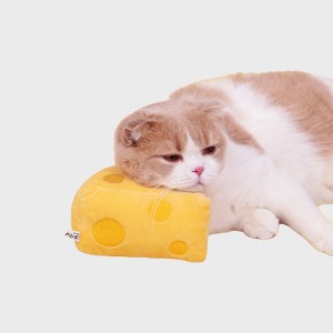 요기쏘 고양이 장난감 치즈 캣닢 삑삑이 인형 1개 