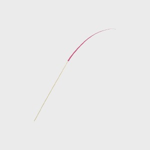 PAWSLIFE 포우즈라이프 고양이 장난감 쥐꼬리 롱테일 실리콘 낚싯대 핑크 