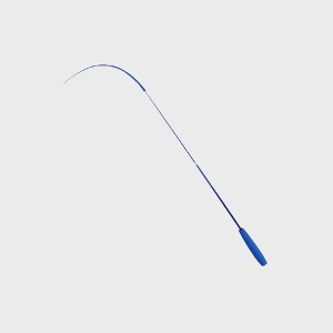 PAWSLIFE 포우즈라이프 고양이 장난감 쥐꼬리 2단 롱테일 실리콘 낚싯대 블루 